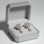 Ama-Rie Rhinestone Floral Stud Earrings