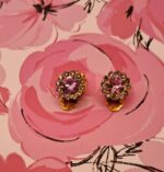 Crystal Glass Rhinestone Earrings