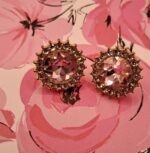 Crystal Glass Rhinestone Earrings