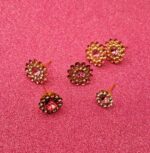 Crystal Glass Rhinestone Earrings